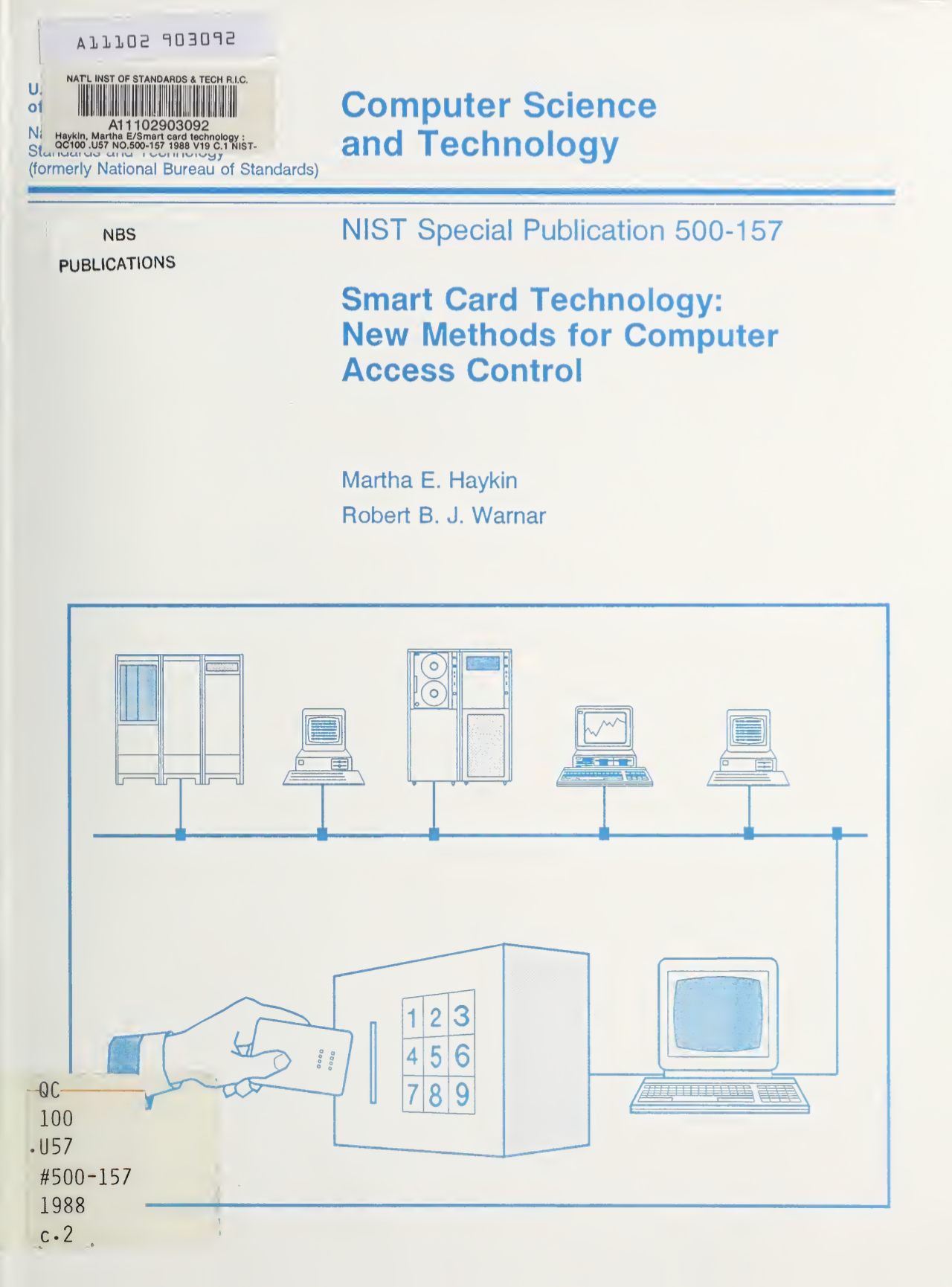 NIST Special Publication 500-157 cover