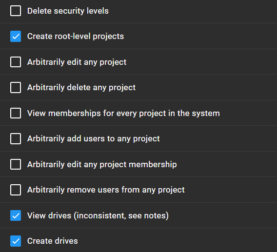 tiCrypt permissions frame 10